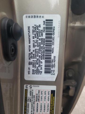 1NXBR32E16Z723832 - 2006 TOYOTA COROLLA CE ოქროსფერი ფოტო 12