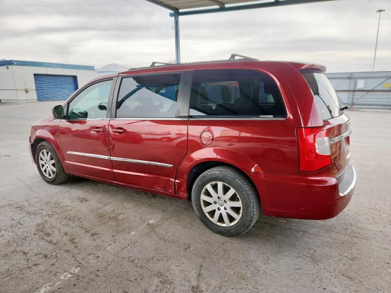 2C4RC1BG4ER131508 - 2014 CHRYSLER TOWN & COU TOURING BURGUNDY photo 2