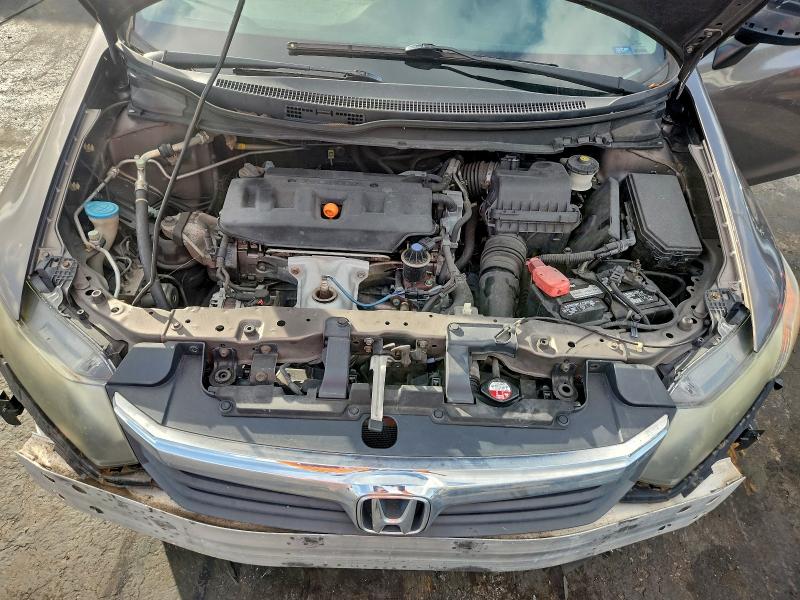 19XFB2F54CE011016 - 2012 HONDA CIVIC LX GRAY photo 11