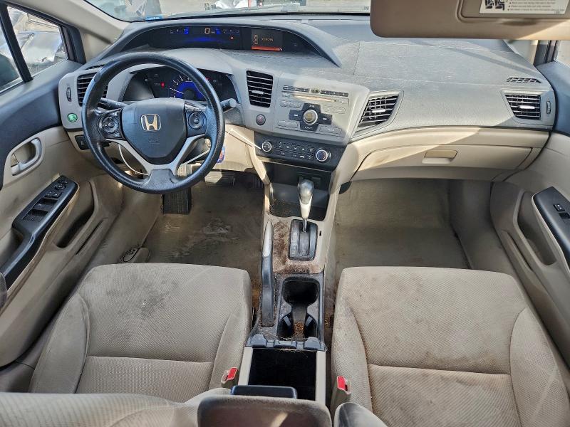 19XFB2F54CE011016 - 2012 HONDA CIVIC LX GRAY photo 8