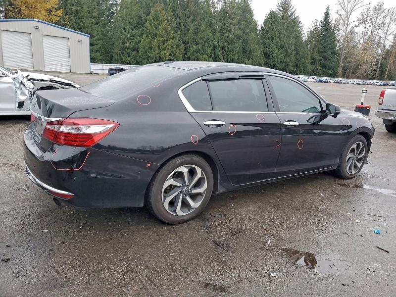 1HGCR2F85GA194607 - 2016 HONDA ACCORD EXL BLACK photo 3