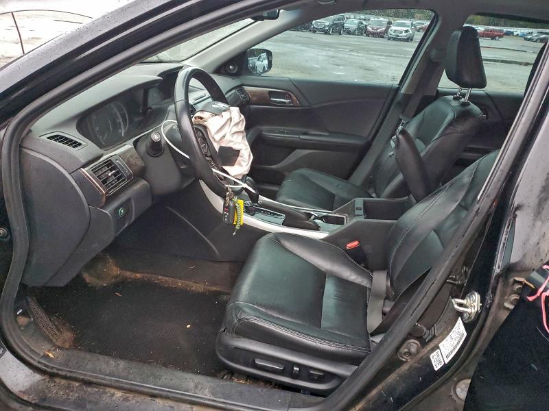 1HGCR2F85GA194607 - 2016 HONDA ACCORD EXL BLACK photo 7