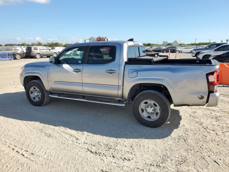 5TFAX5GN8KX158160 - 2019 TOYOTA TACOMA DOUBLE CAB SILVER photo 2