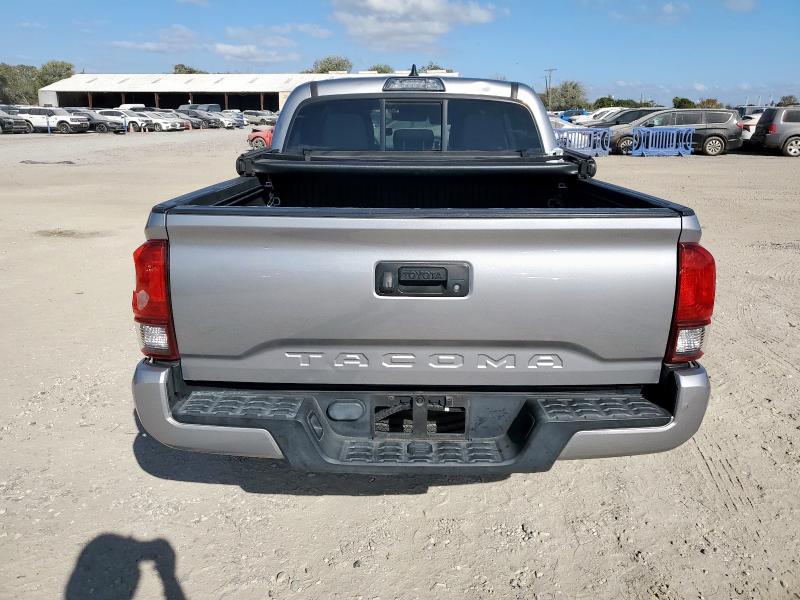 5TFAX5GN8KX158160 - 2019 TOYOTA TACOMA DOUBLE CAB SILVER photo 6