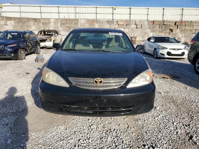 4T1BE32K93U159490 - 2003 TOYOTA CAMRY LE BLACK photo 5