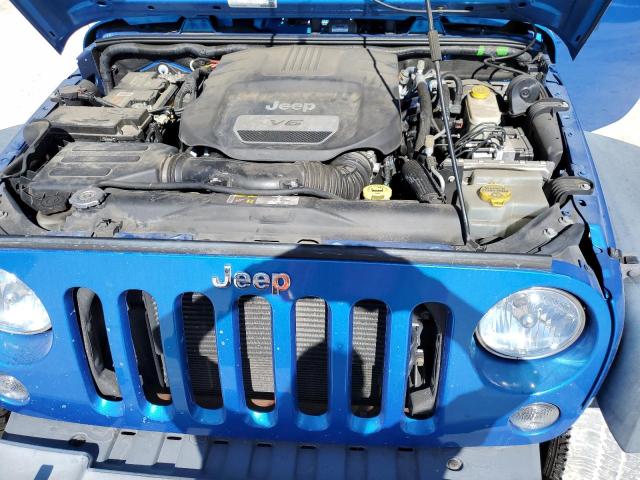 1C4BJWDG3GL306599 - 2016 JEEP WRANGLER U SPORT Mavi foto 11