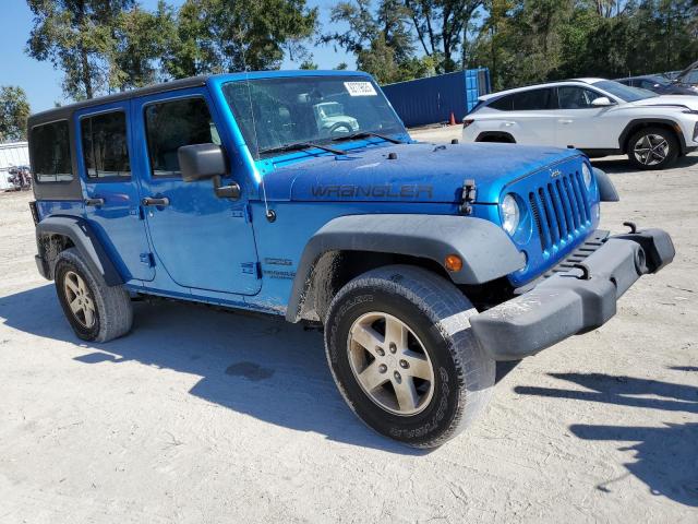 1C4BJWDG3GL306599 - 2016 JEEP WRANGLER U SPORT Mavi foto 4