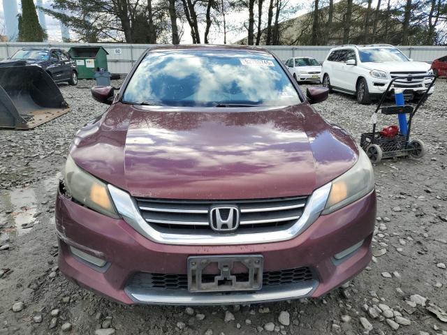 1HGCR2F57DA241539 - 2013 HONDA ACCORD SPORT BURGUNDY photo 5
