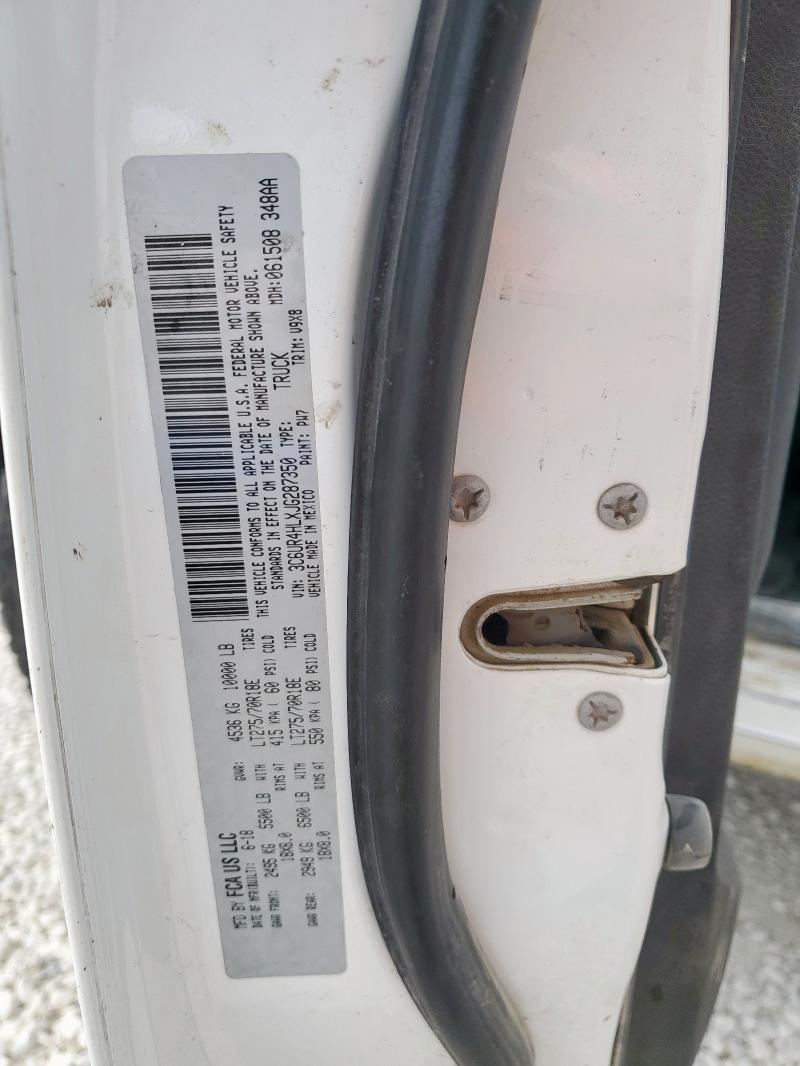 3C6UR4HLXJG287350 - 2018 RAM 2500 ST 白色 照片 13