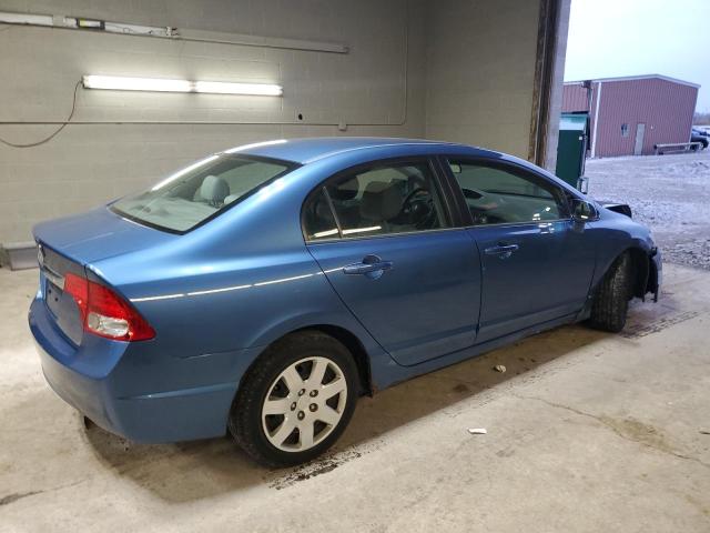 1HGFA16559L007247 - 2009 HONDA CIVIC LX 蓝色 照片 3