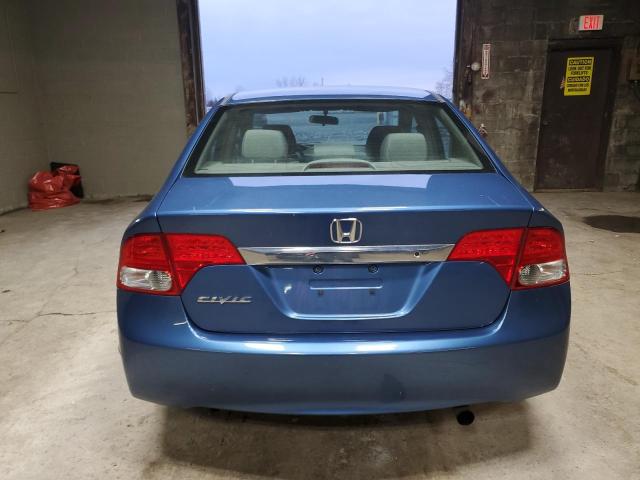 1HGFA16559L007247 - 2009 HONDA CIVIC LX 蓝色 照片 6