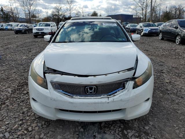1HGCS22839A010309 - 2009 HONDA ACCORD EXL WHITE photo 5