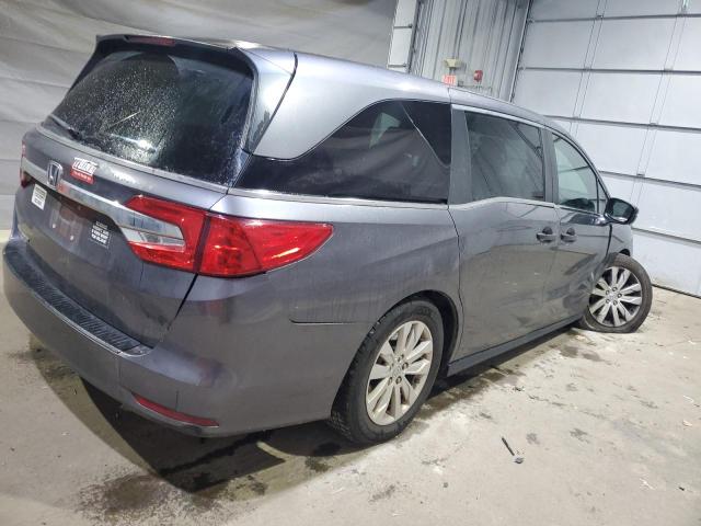 5FNRL6H21KB023556 - 2019 HONDA ODYSSEY LX GRAY photo 3