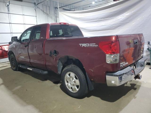 5TBBV54137S486569 - 2007 TOYOTA TUNDRA DOUBLE CAB SR5 RED photo 2