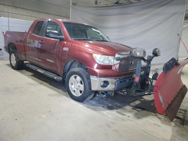 5TBBV54137S486569 - 2007 TOYOTA TUNDRA DOUBLE CAB SR5 RED photo 4