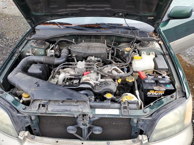 4S3BH686727628886 - 2002 SUBARU LEGACY OUTBACK LIMITED GREEN photo 11