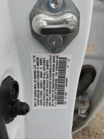 19XFC1F77GE201553 - 2016 HONDA CIVIC EXL თეთრი ფოტო 12