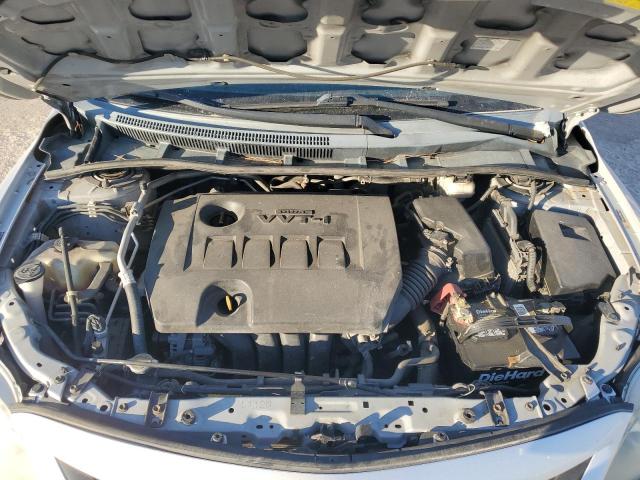 2T1BU4EEXBC566474 - 2011 TOYOTA COROLLA BASE SILVER photo 11