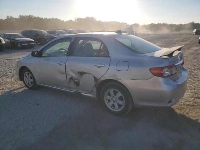 2T1BU4EEXBC566474 - 2011 TOYOTA COROLLA BASE SILVER photo 2