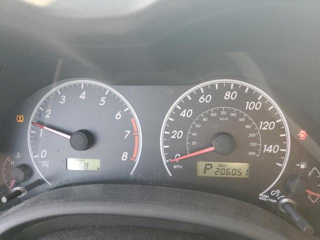 2T1BU4EEXBC566474 - 2011 TOYOTA COROLLA BASE SILVER photo 9