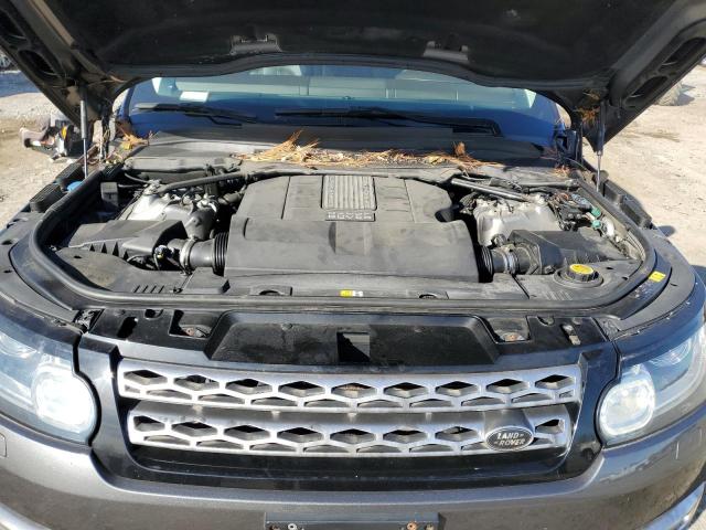 SALWR2VF9EA305984 - 2014 LAND ROVER RANGE ROVE HSE GRAY photo 12