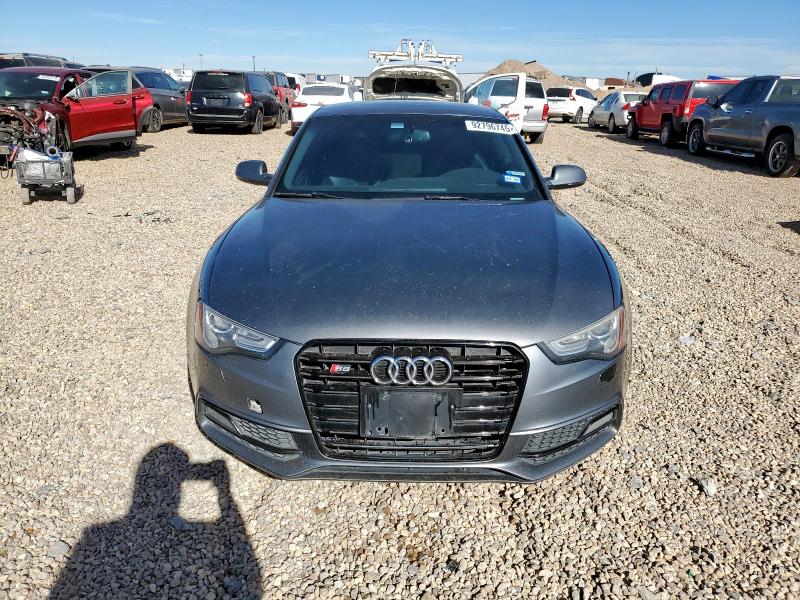 WAUCGAFR6FA019284 - 2015 AUDI S5 PREMIUM PLUS ნაცრისფერი ფოტო 5