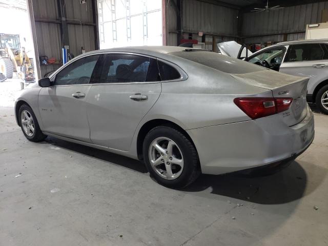 1G1ZB5ST4JF116587 - 2018 CHEVROLET MALIBU LS Серебристый фото 2