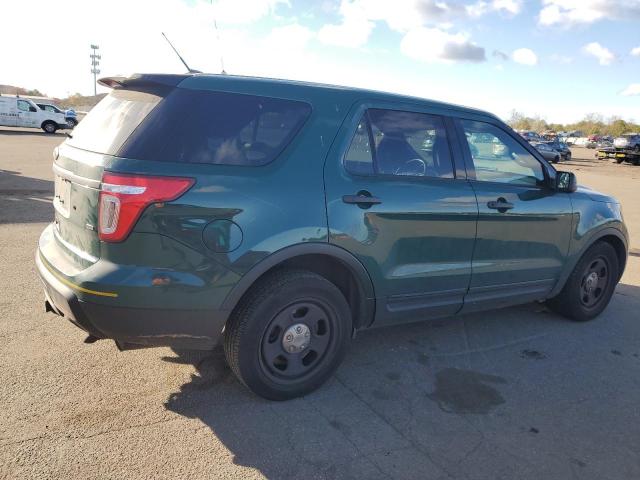 1FM5K8AR3FGB26795 - 2015 FORD EXPLORER POLICE INTERCEPTOR Grün Foto 3