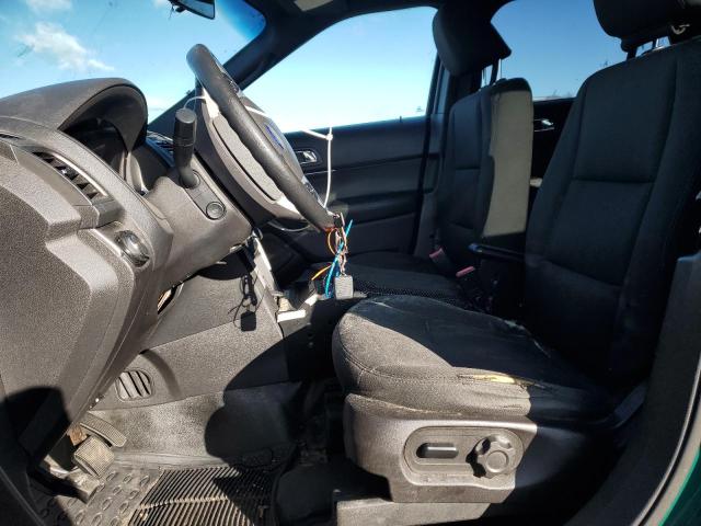 1FM5K8AR3FGB26795 - 2015 FORD EXPLORER POLICE INTERCEPTOR Grün Foto 7
