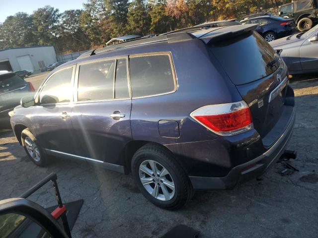 5TDZA3EH7CS022132 - 2012 TOYOTA HIGHLANDER BASE Mavi foto 2