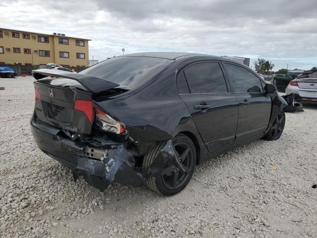 1HGFA15928L022744 - 2008 HONDA CIVIC EXL BLACK photo 3