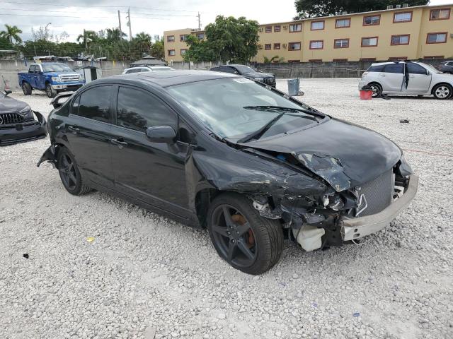 1HGFA15928L022744 - 2008 HONDA CIVIC EXL BLACK photo 4