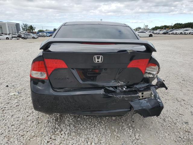 1HGFA15928L022744 - 2008 HONDA CIVIC EXL BLACK photo 6