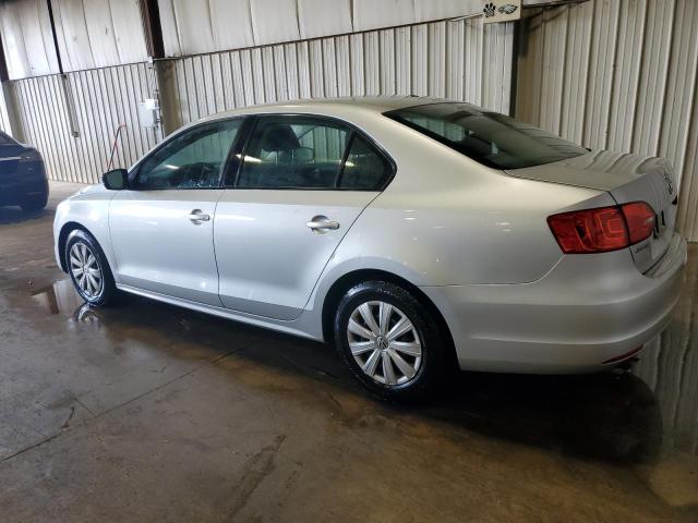 3VW2K7AJ5DM271123 - 2013 VOLKSWAGEN JETTA BASE SILVER photo 2