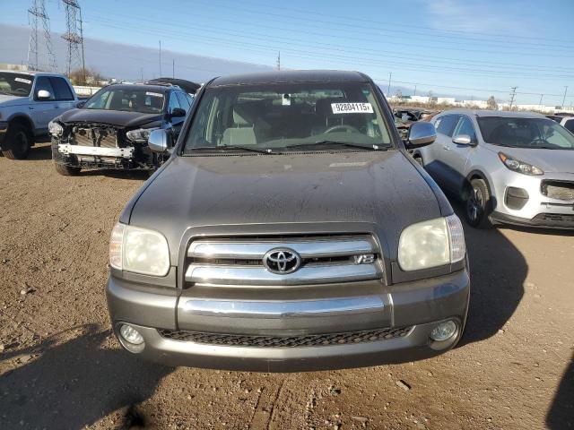 5TBDT44116S510911 - 2006 TOYOTA TUNDRA DOUBLE CAB SR5 GRAY photo 5