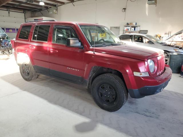 1C4NJRBB9FD321784 - 2015 JEEP PATRIOT SPORT წითელი ფოტო 4