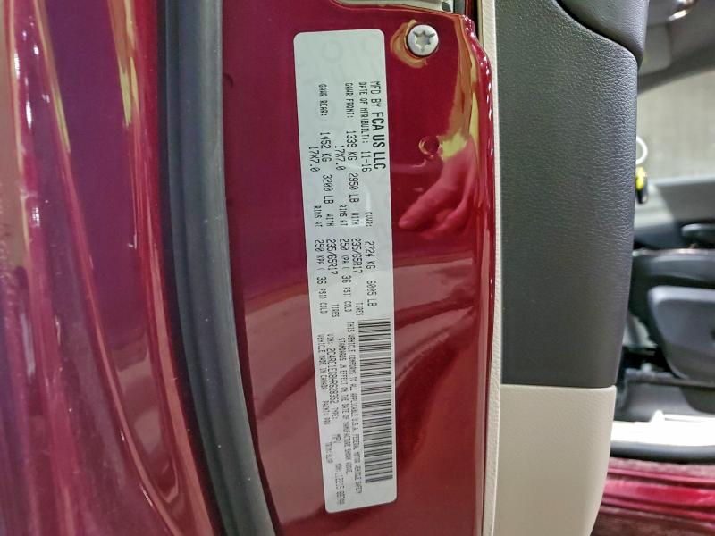 2C4RC1EG8HR628352 - 2017 CHRYSLER PACIFICA TOURING L PLUS BURGUNDY photo 14