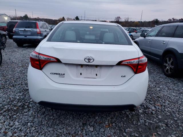 2T1BURHE4GC520896 - 2016 TOYOTA COROLLA L WHITE photo 6