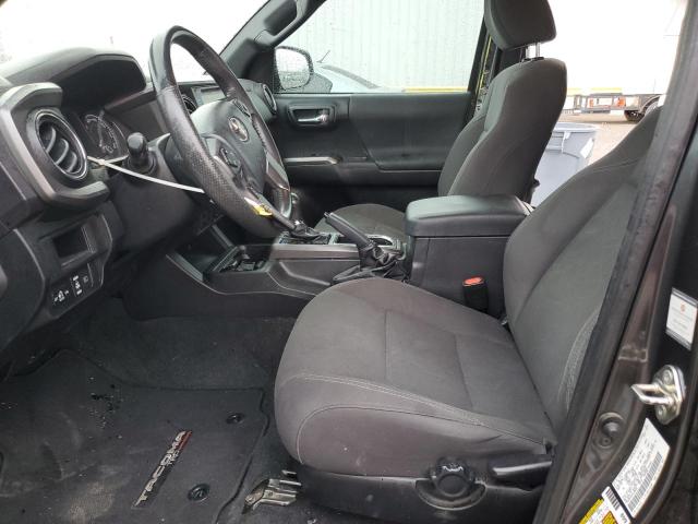 3TMAZ5CN3KM100429 - 2019 TOYOTA TACOMA DOUBLE CAB Графитовый фото 7