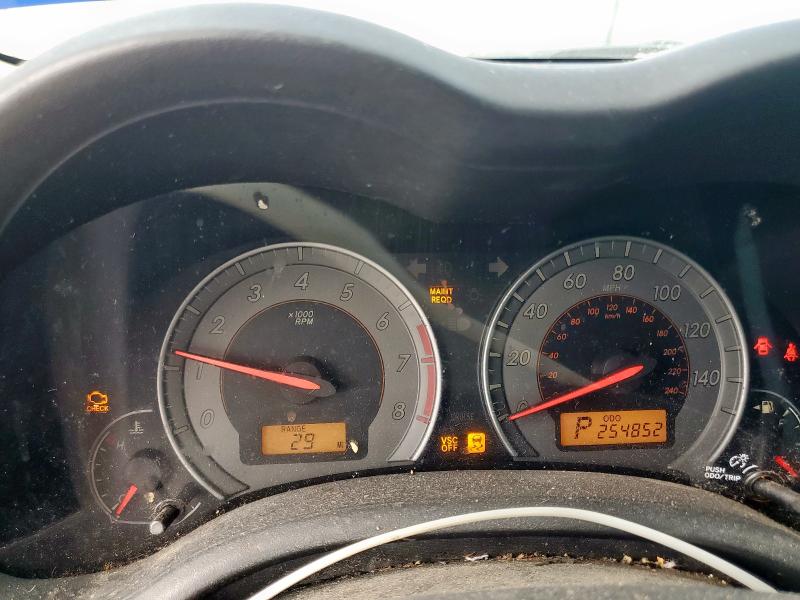 2T1BU4EEXAC534736 - 2010 TOYOTA COROLLA BASE 银色 照片 9