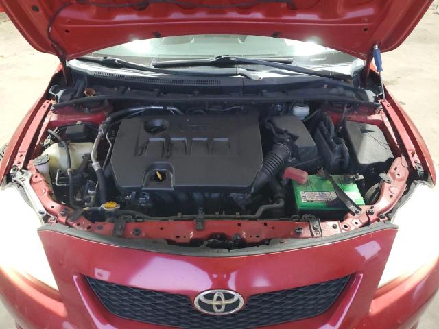 2T1BU4EE2AC288085 - 2010 TOYOTA COROLLA BASE RED photo 11