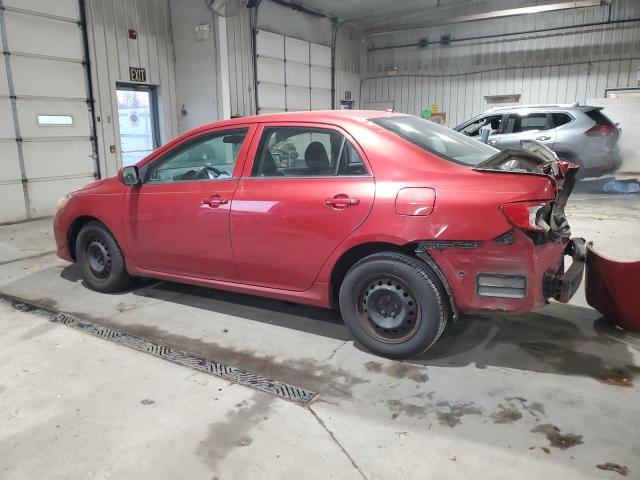 2T1BU4EE2AC288085 - 2010 TOYOTA COROLLA BASE RED photo 2
