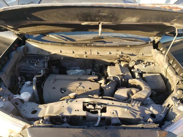 JA4AP3AU7KU024272 - 2019 MITSUBISHI OUTLANDER ES Черный фото 12