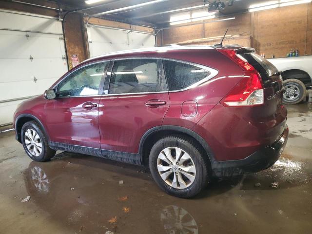 5J6RM4H73DL040818 - 2013 HONDA CR-V EXL BURGUNDY photo 2