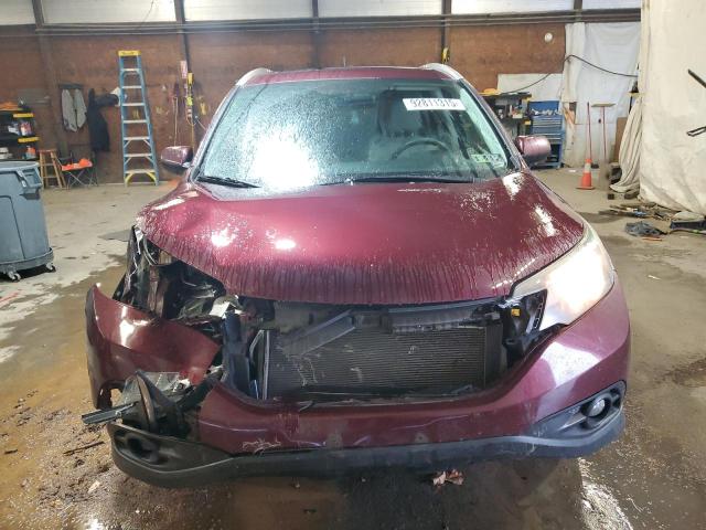 5J6RM4H73DL040818 - 2013 HONDA CR-V EXL BURGUNDY photo 5