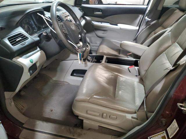 5J6RM4H73DL040818 - 2013 HONDA CR-V EXL BURGUNDY photo 7