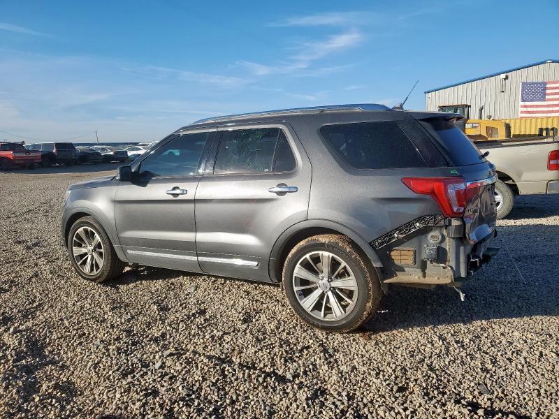 1FM5K7F85KGA19543 - 2019 FORD EXPLORER LIMITED Графитовый фото 2