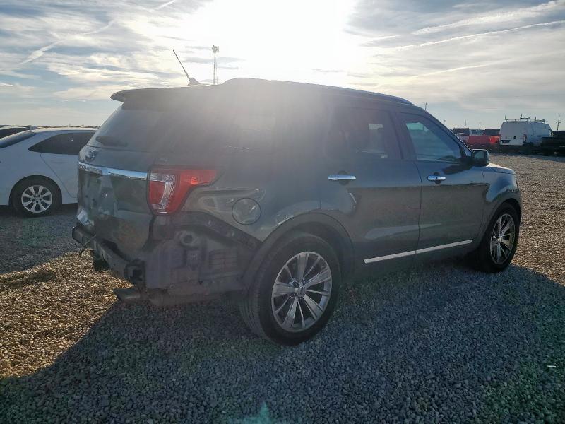 1FM5K7F85KGA19543 - 2019 FORD EXPLORER LIMITED Графитовый фото 3