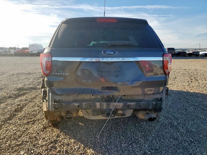 1FM5K7F85KGA19543 - 2019 FORD EXPLORER LIMITED Графитовый фото 6