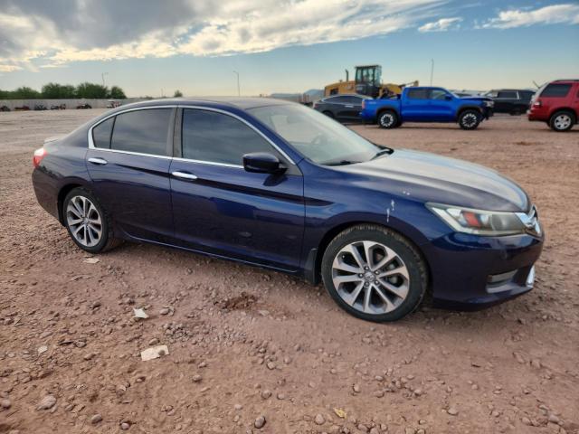 1HGCR2F59FA075639 - 2015 HONDA ACCORD SPORT BLUE photo 4